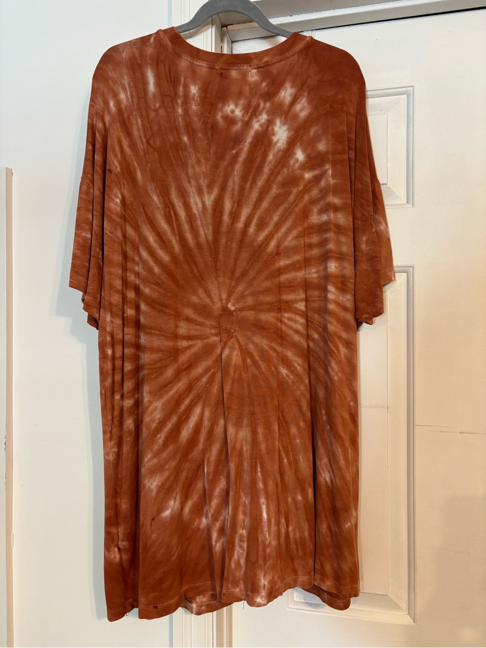 Zenana Outfitters Tie-Dye Short Sleeve Shirt Dress - Picture 5 of 5